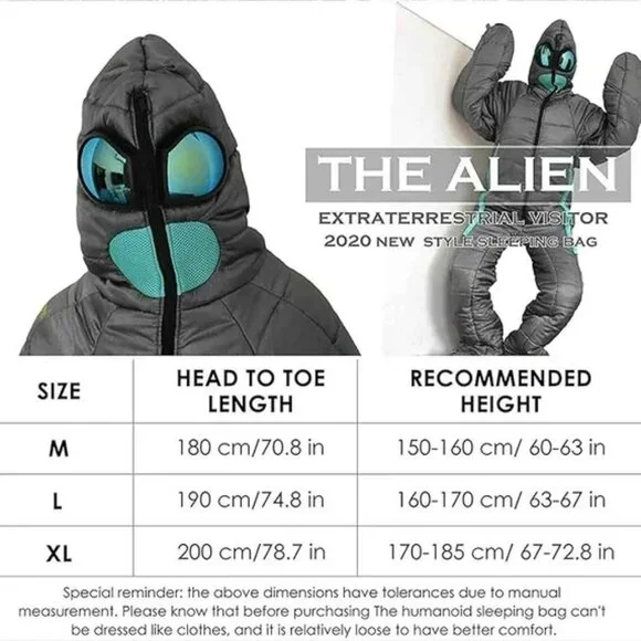 🆕 Wearable full body sleeping bag - xtra Large - Picture 11 of 11